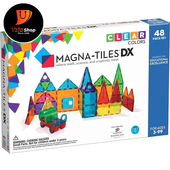 MAGNA-TILES DX 48-Piece Magnetic Construction Set (no offers)